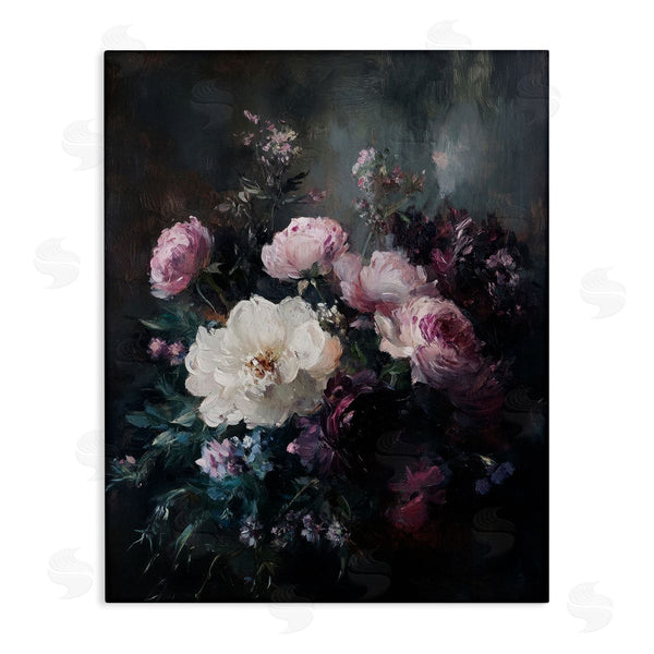 stupell industries Petal Prints Design | Vintage Dark Blossoms