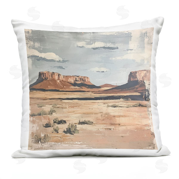 Stupell Industries Petal Prints Design | Vintage Desert Postcard Printed Throw Pillow