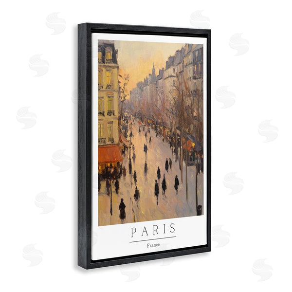 Stupell Industries Petal Prints Design | Vintage Orange Paris Streets Wall Art