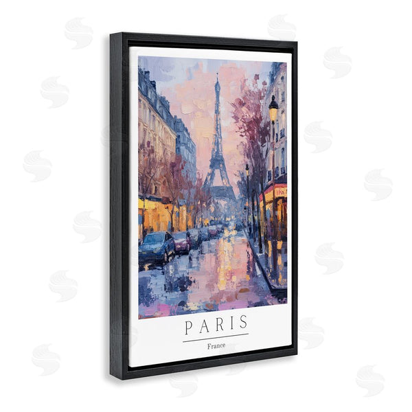 Stupell Industries Petal Prints Design | Vintage Paris Street Abstract Wall Art