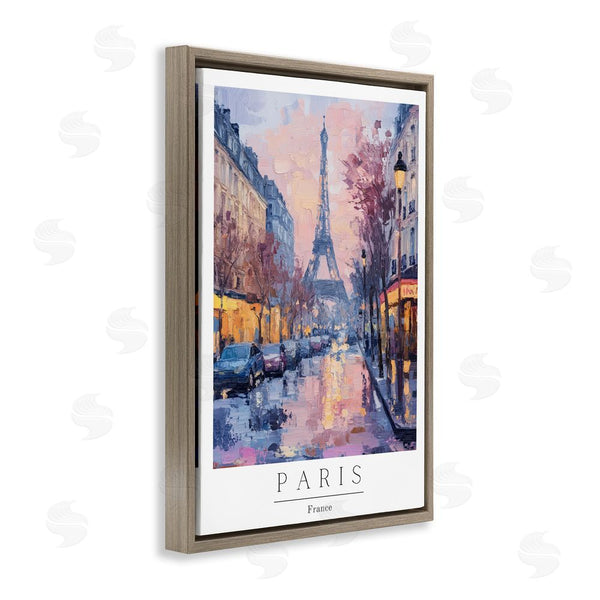 Stupell Industries Petal Prints Design | Vintage Paris Street Abstract Wall Art