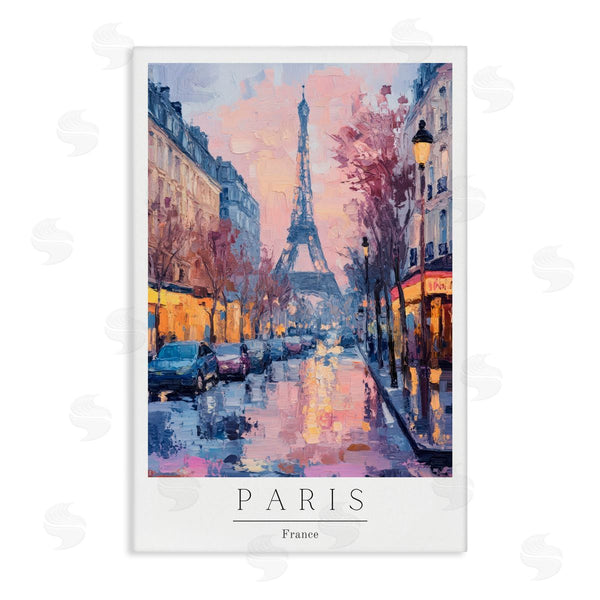stupell industries Petal Prints Design | Vintage Paris Street Abstract Wall Art