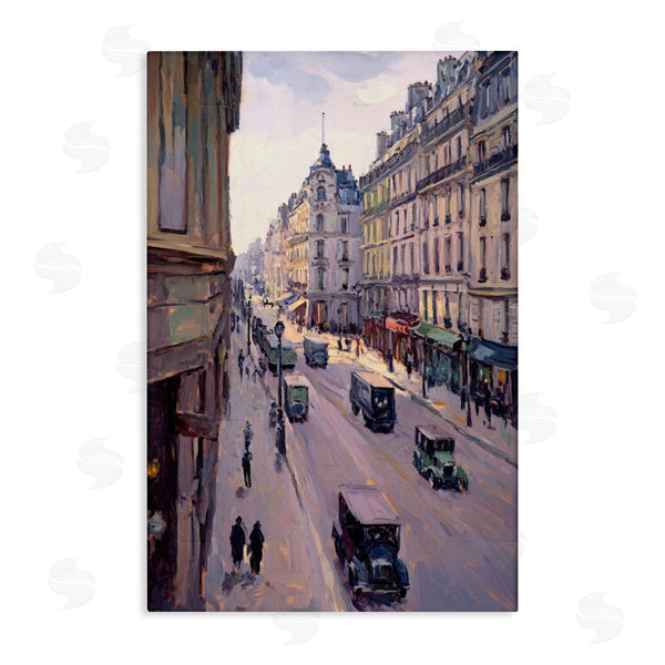 stupell industries Petal Prints Design | Vintage Paris Street Scene Wall Art