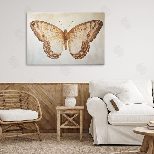 Stupell Industries Petal Prints Design | Vintage Sepia Moth Illustration Wall Art