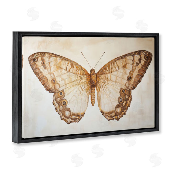 Stupell Industries Petal Prints Design | Vintage Sepia Moth Illustration Wall Art