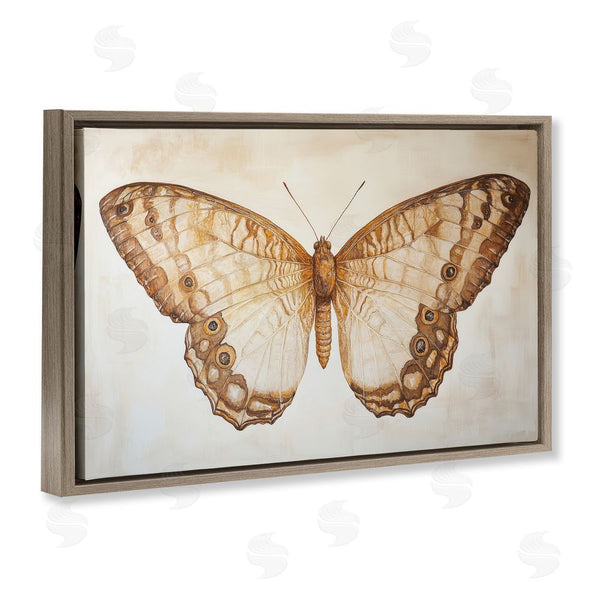 Stupell Industries Petal Prints Design | Vintage Sepia Moth Illustration Wall Art