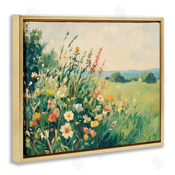Stupell Industries Petal Prints Design | Vintage Wildflowers In Field