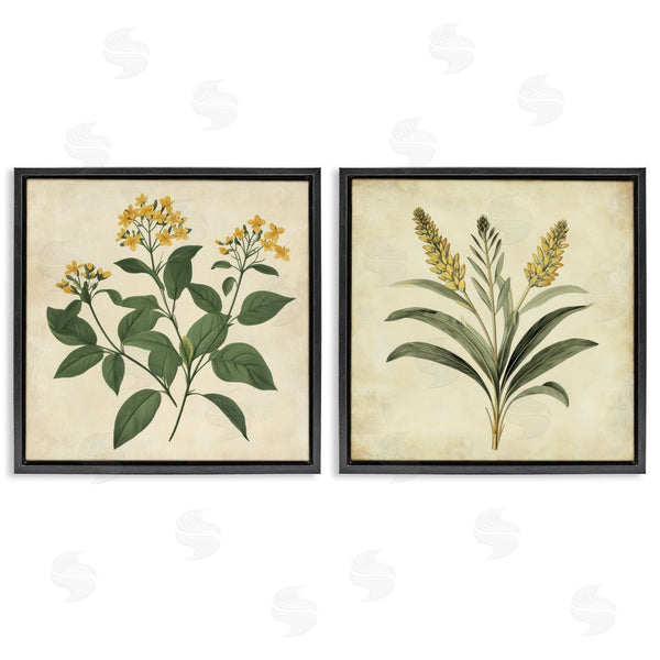 Stupell Industries Petal Prints Design | Vintage Yellow Bushels And Wheat Wall Art