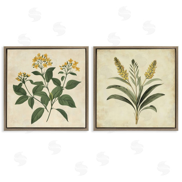 Stupell Industries Petal Prints Design | Vintage Yellow Bushels And Wheat Wall Art