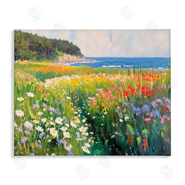 stupell industries Petal Prints Design | Vivid Wildflower Beach