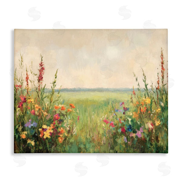 stupell industries Petal Prints Design | Warm Painted Meadow