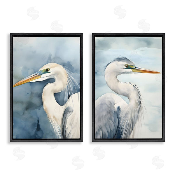 Stupell Industries Petal Prints Design | Watercolor Detailed Beach Birds Wall Art