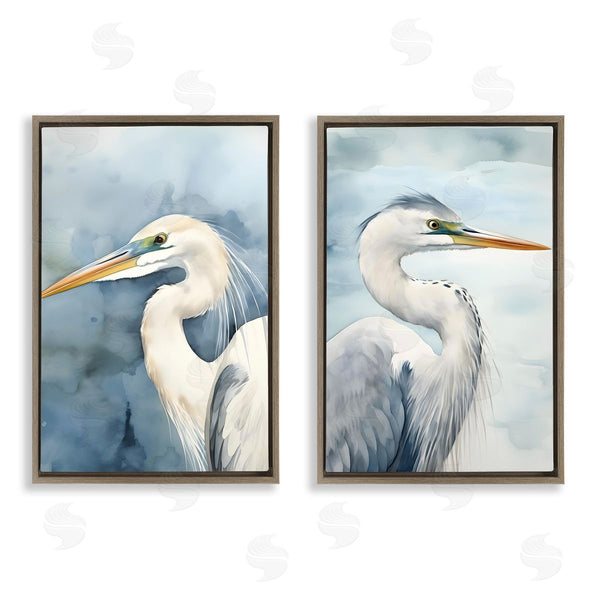 Stupell Industries Petal Prints Design | Watercolor Detailed Beach Birds Wall Art