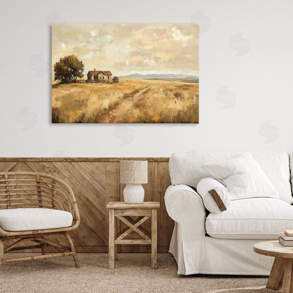 Stupell Industries Petal Prints Design | Western Landscape Farmhouse Hill Wall Art