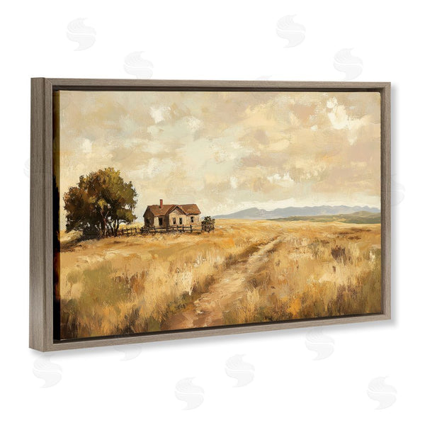 Stupell Industries Petal Prints Design | Western Landscape Farmhouse Hill Wall Art