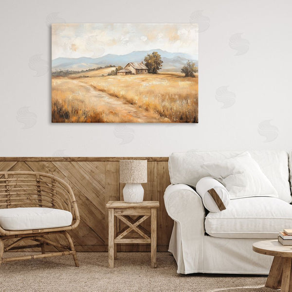 Stupell Industries Petal Prints Design | Western Landscape Open Field Wall Art
