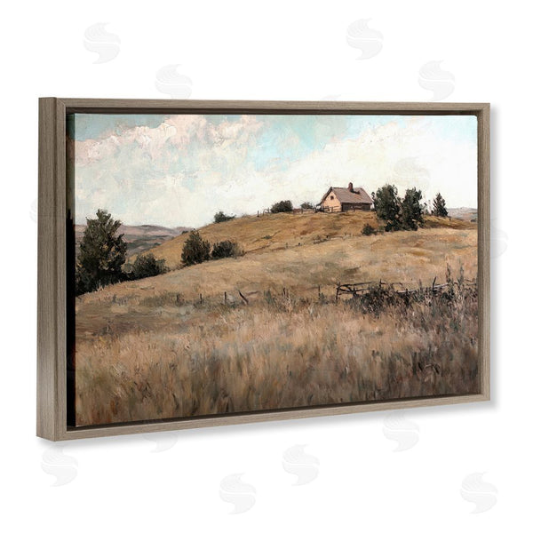 Stupell Industries Petal Prints Design | Western Landscape Rolling Hill Wall Art