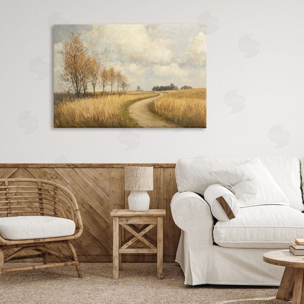 Stupell Industries Petal Prints Design | Wheat Road Path Wall Art