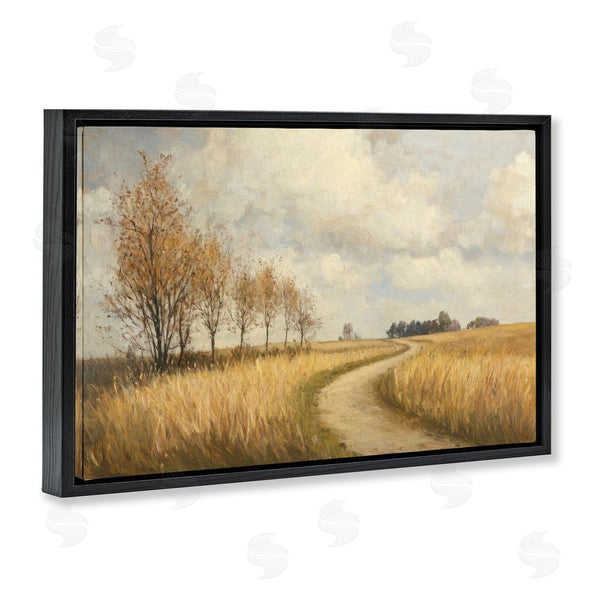 Stupell Industries Petal Prints Design | Wheat Road Path Wall Art