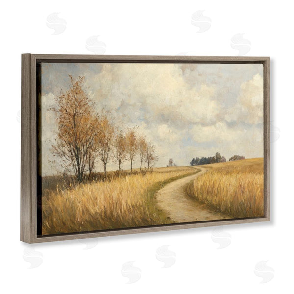 Stupell Industries Petal Prints Design | Wheat Road Path Wall Art