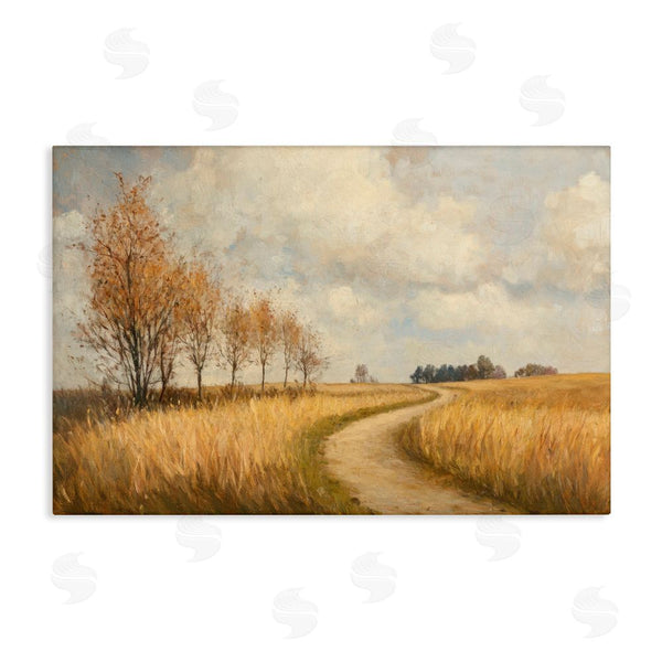 stupell industries Petal Prints Design | Wheat Road Path Wall Art