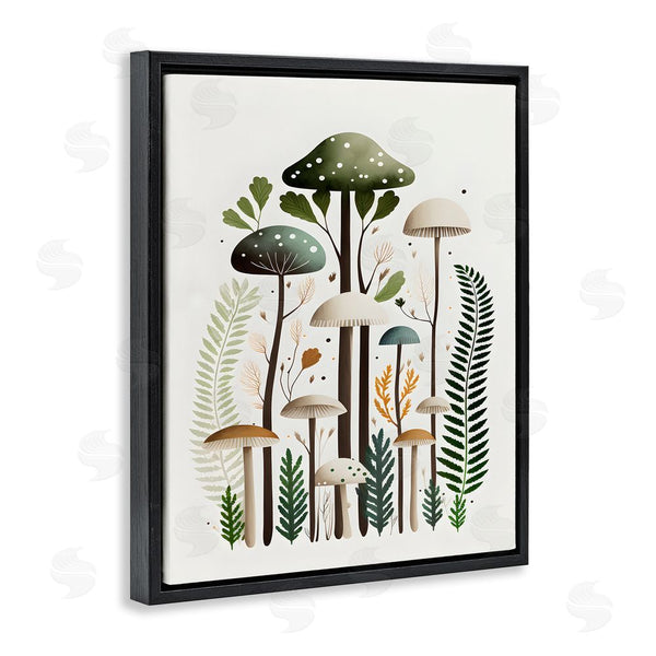 Stupell Industries Petal Prints Design | Whimsical Green Mushrooms Wall Art