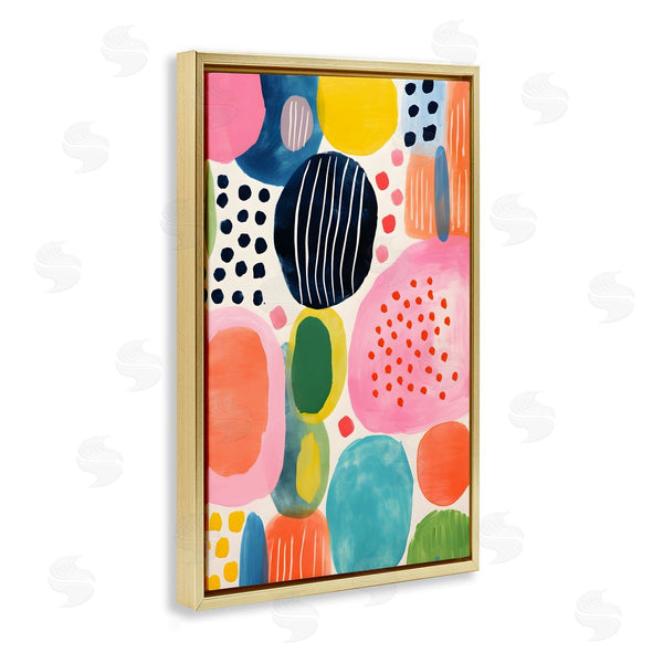 Stupell Industries Petal Prints Design | Whimsical Patterned Shapes