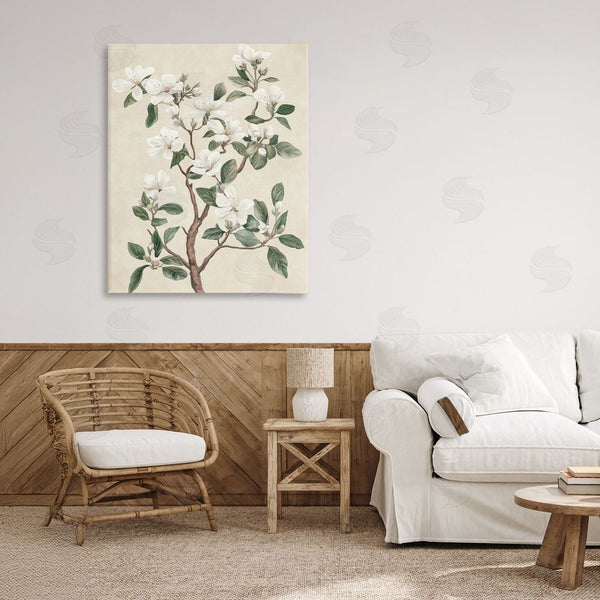 Stupell Industries Petal Prints Design | White Floral Blossom Tree Wall Art