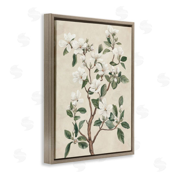 Stupell Industries Petal Prints Design | White Floral Blossom Tree Wall Art
