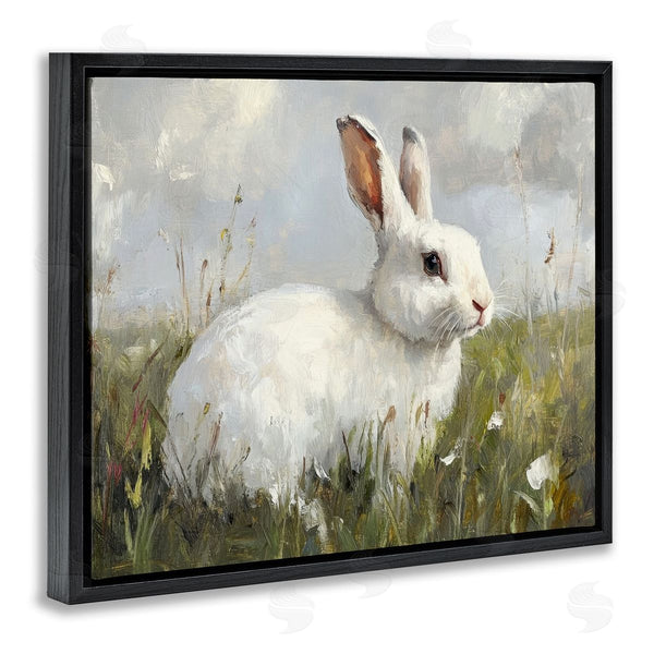 Stupell Industries Petal Prints Design | Wild Bunny Portrait