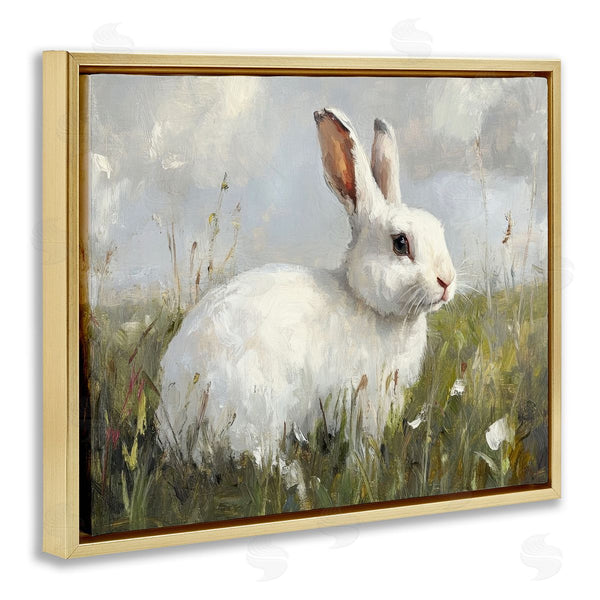 Stupell Industries Petal Prints Design | Wild Bunny Portrait