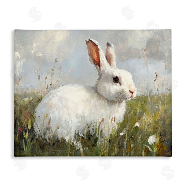 stupell industries Petal Prints Design | Wild Bunny Portrait