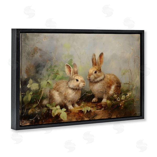 Stupell Industries Petal Prints Design | Wild Rabbits In Nature