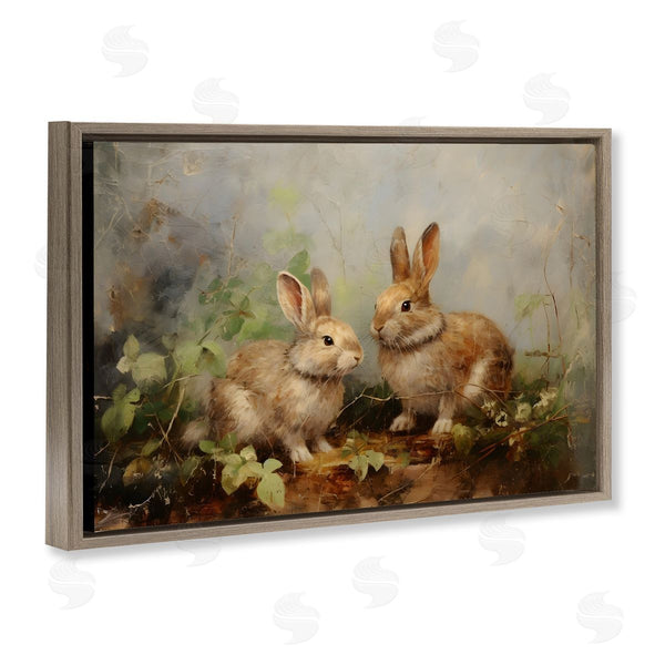 Stupell Industries Petal Prints Design | Wild Rabbits In Nature