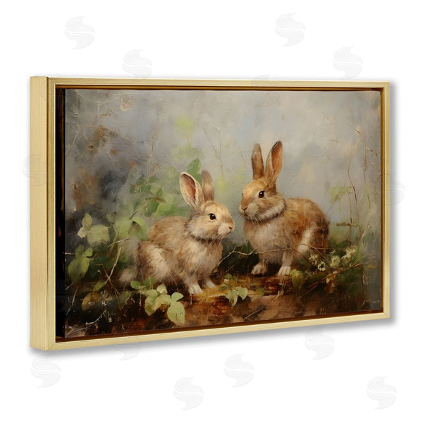 Stupell Industries Petal Prints Design | Wild Rabbits In Nature