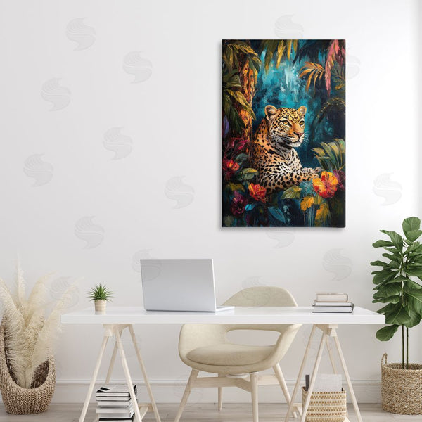 Stupell Industries Petal Prints Design | Wild Side Jungle Cat Wall Art