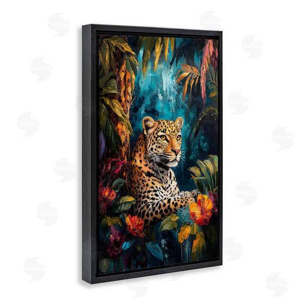 Stupell Industries Petal Prints Design | Wild Side Jungle Cat Wall Art