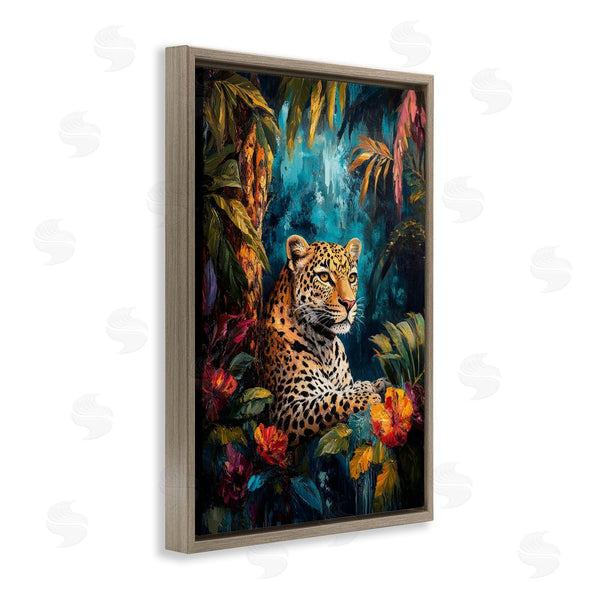 Stupell Industries Petal Prints Design | Wild Side Jungle Cat Wall Art