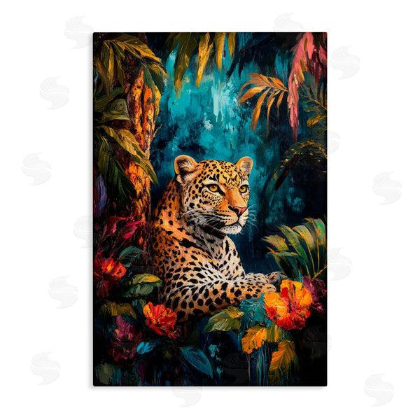 stupell industries Petal Prints Design | Wild Side Jungle Cat Wall Art