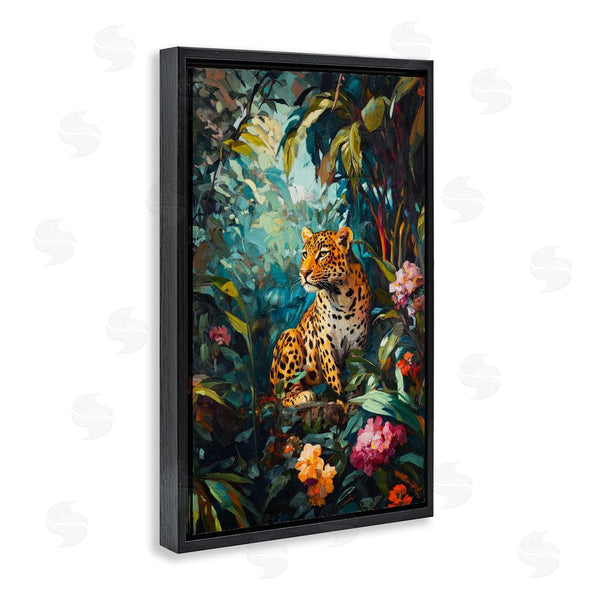 Stupell Industries Petal Prints Design | Wild Side Jungle Cheetah Wall Art