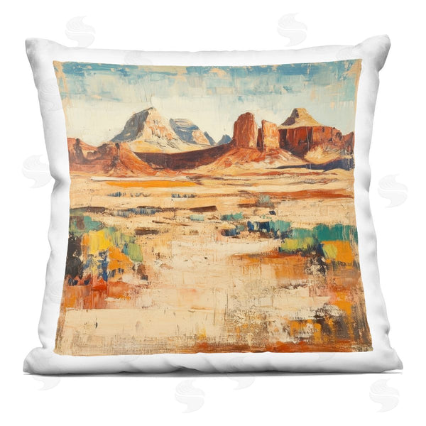 stupell industries Petal Prints Design | Wild West Desert Impression Printed Throw Pillow