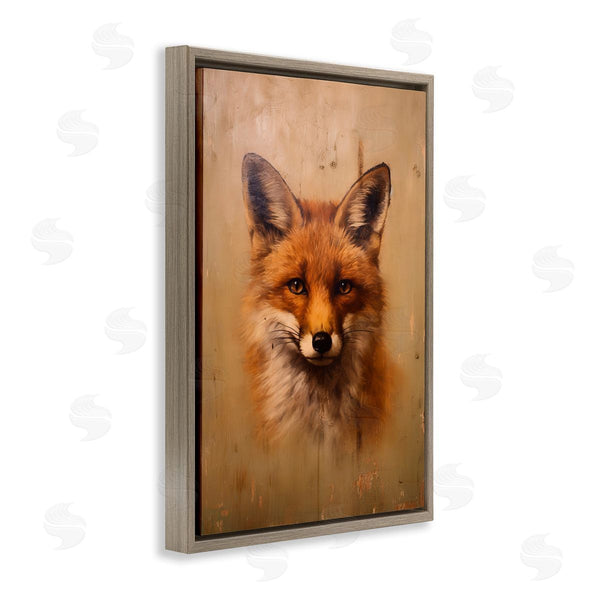 Stupell Industries Petal Prints Design | Woodland Fox Face Wall Art