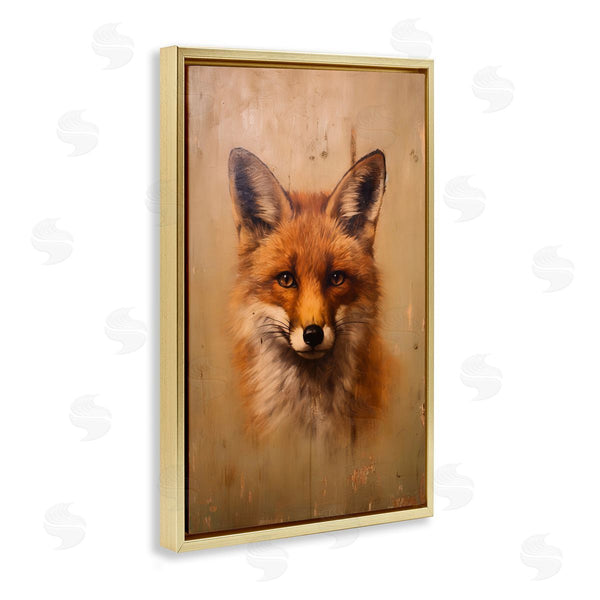 Stupell Industries Petal Prints Design | Woodland Fox Face Wall Art