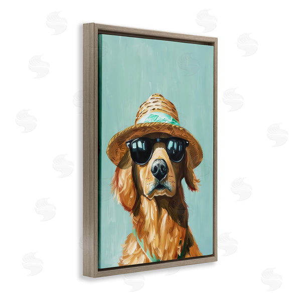 Stupell Industries Petals Prints Design | Beach Ready Dog