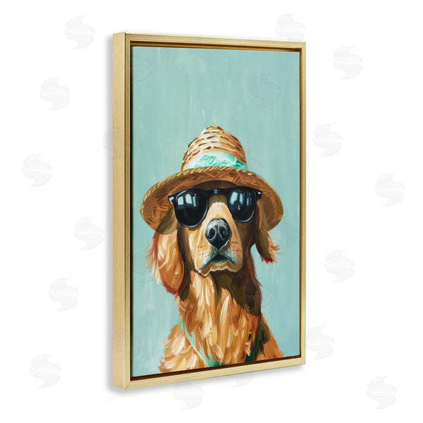 Stupell Industries Petals Prints Design | Beach Ready Dog