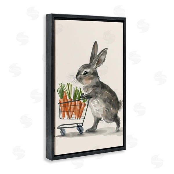 Stupell Industries Petals Prints Design | Bunny With Carrots