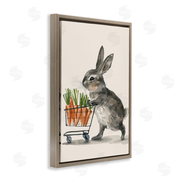 Stupell Industries Petals Prints Design | Bunny With Carrots