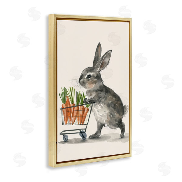 Stupell Industries Petals Prints Design | Bunny With Carrots