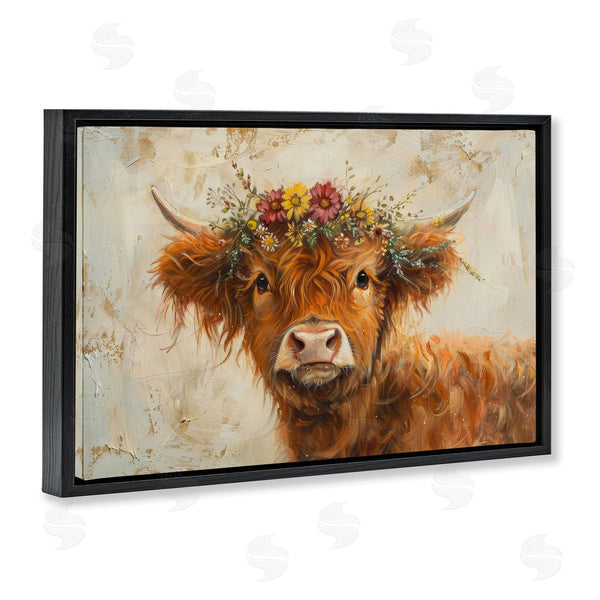 Stupell Industries Petals Prints Design | Floral Crown Highland
