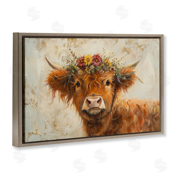 Stupell Industries Petals Prints Design | Floral Crown Highland